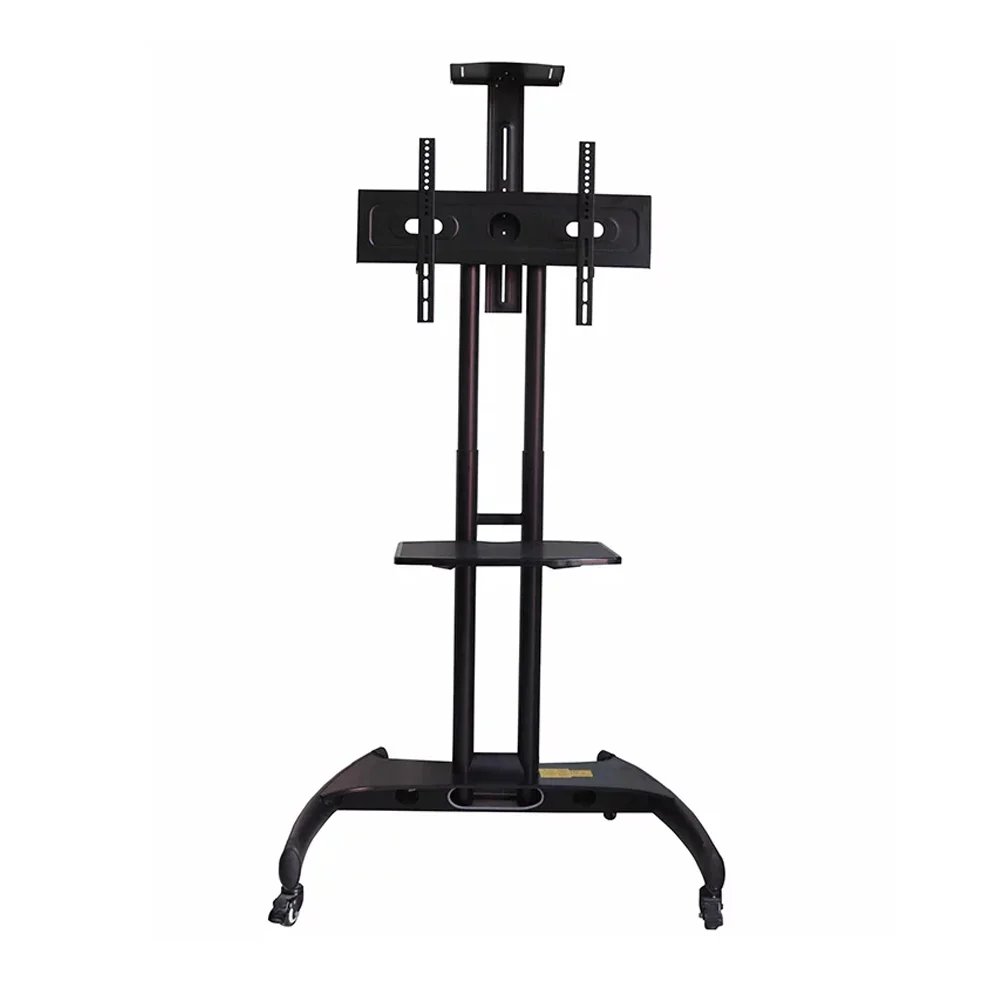 Economy Height-Adjustable Steel Mobile TV  Stand